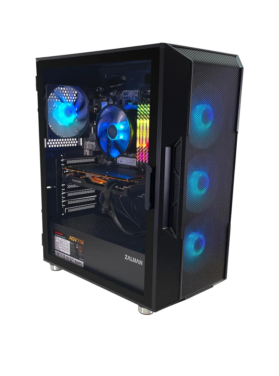 GRI GRI Gaming Desktop i7-13700K 32GB DDR4 RTX 3060 Ti 8GB 2TB NVMe 650W Zalman i3 ARGB — photo du produit