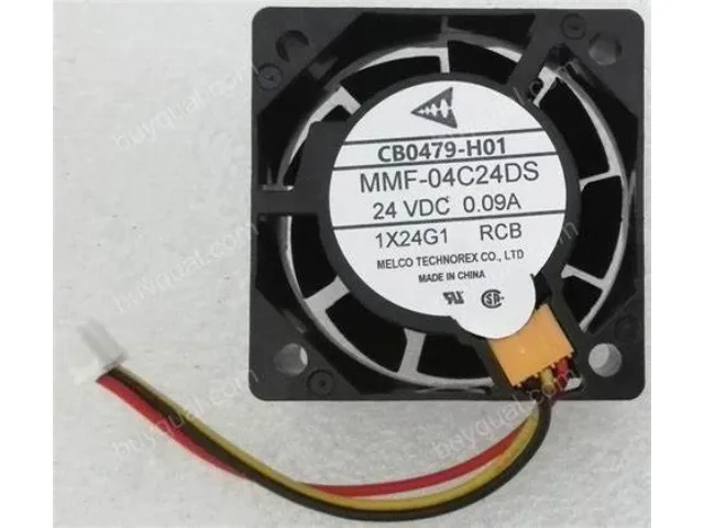 Fans Fans MMF-04C24DS-RCBCurrent 40x40x15mm 24V .09A case fan — product photo