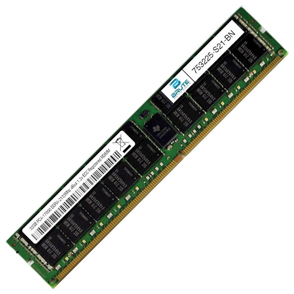 Brute Networks Brute Networks 32GB DDR4-2133 ECC Registered 4Rx4 1.2V Server RAM — photo du produit