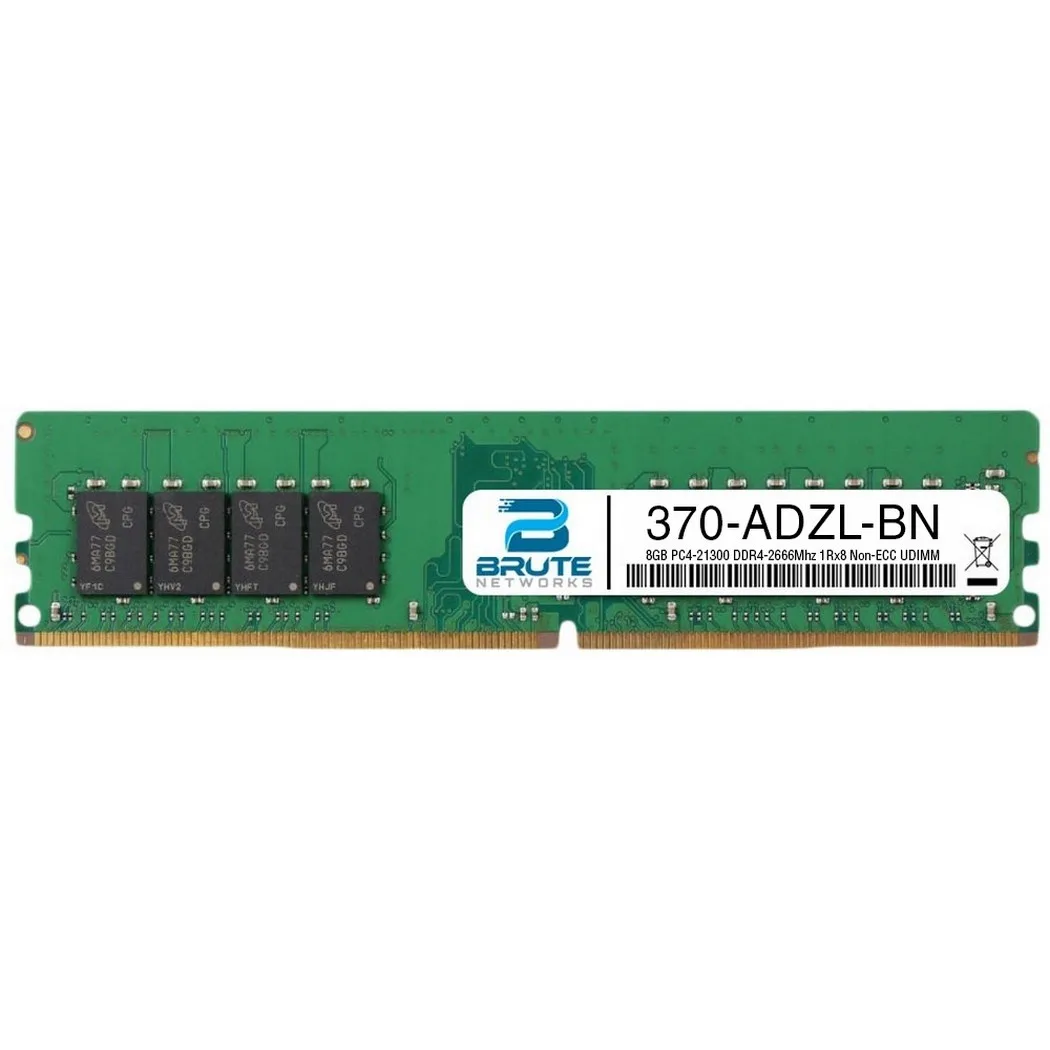 Green 288-pin DDR4 server memory module with black chips