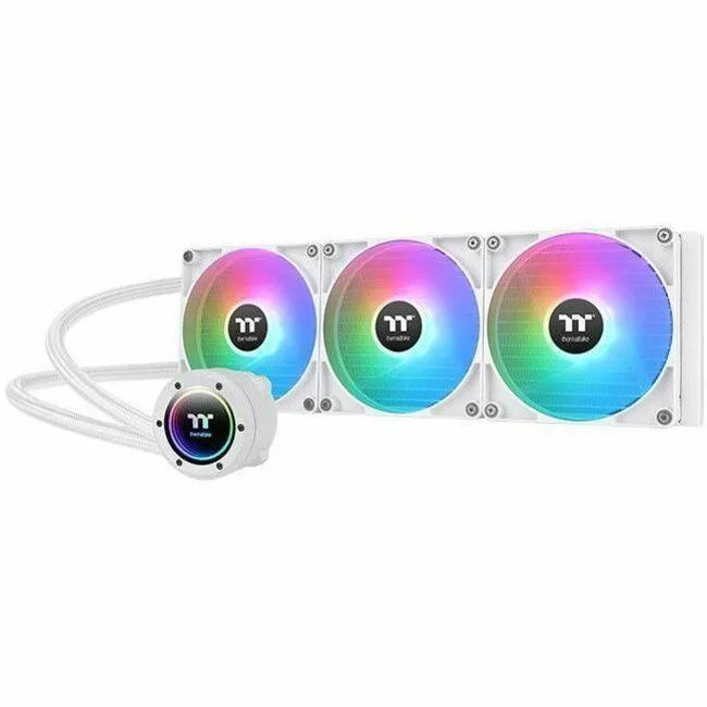 Thermaltake Thermaltake CL-W378-PL14SW-A TH420 V2 ARGB Snow liquid cooler — foto del producto