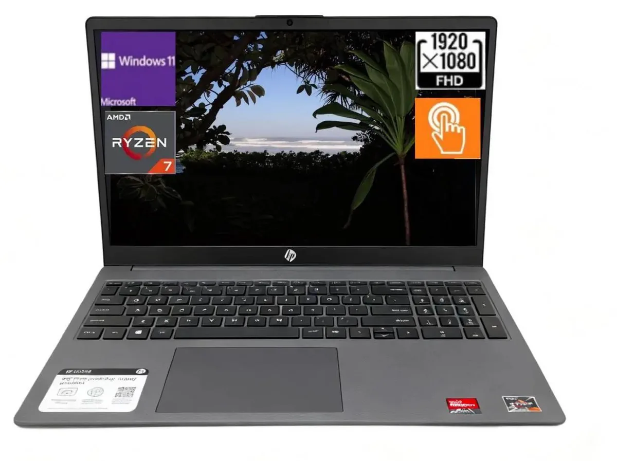 HP HP 15.6" FHD Touch Laptop Ryzen 7 5825U 64GB 1TB SSD — photo du produit