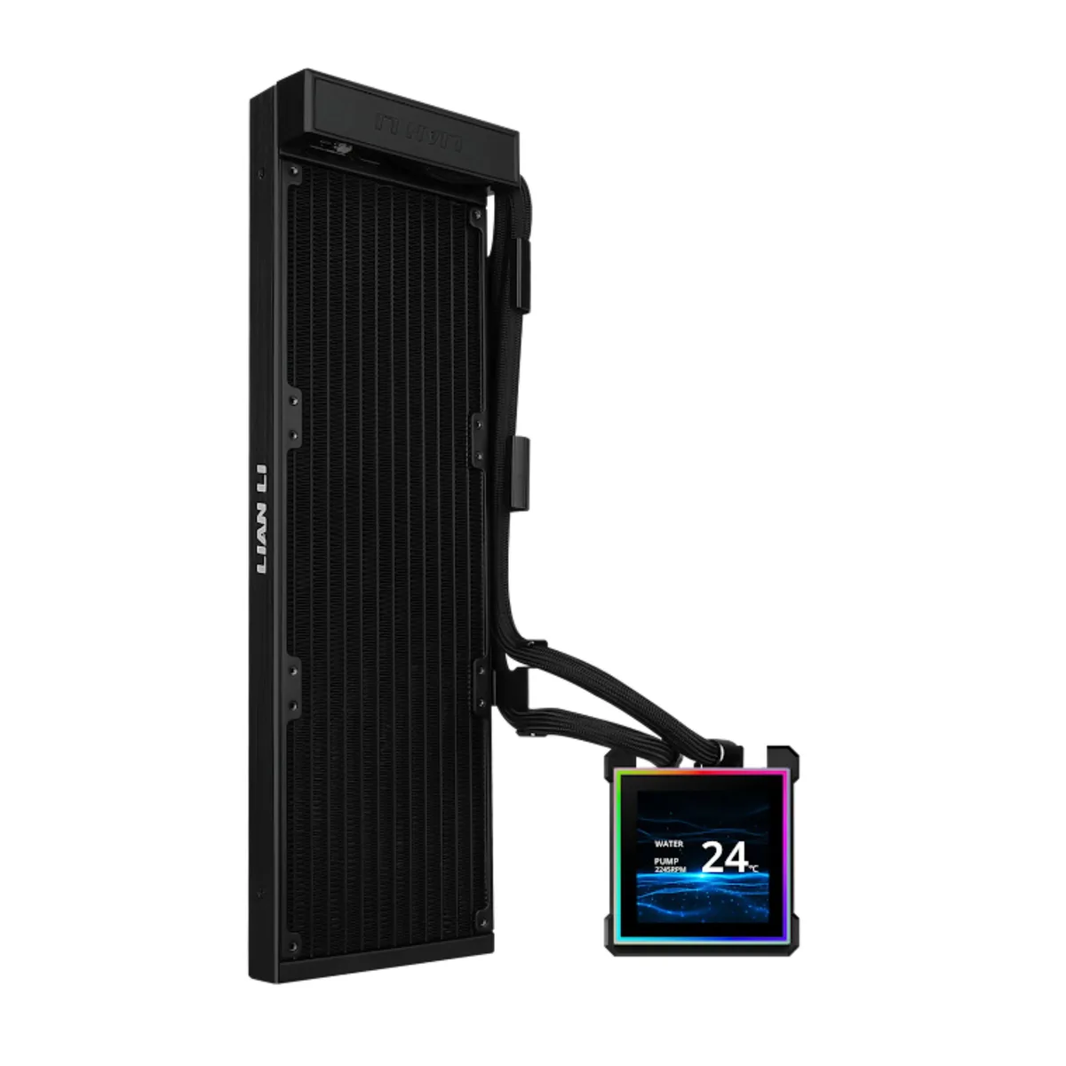 Lian Li Lian Li Hydroshift II-S 360 Liquid Cooler 3.4" IPS LCD Square Screen Black HS2LCDS36NB — product photo