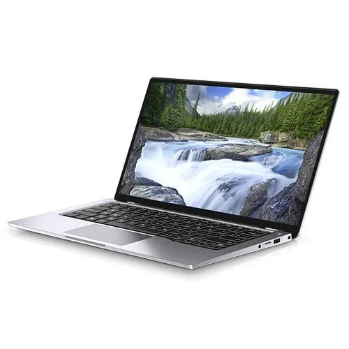 Silver Dell Latitude 7400 14 inch laptop closed view