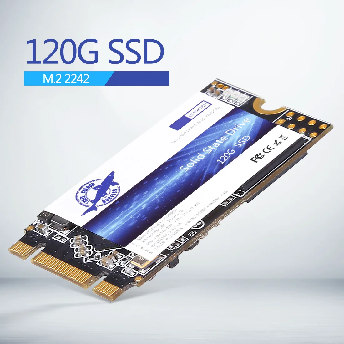 Dogfish Technology Dogfish Technology 2242-120GB 120GB M.2 2242 internal SSD — product photo