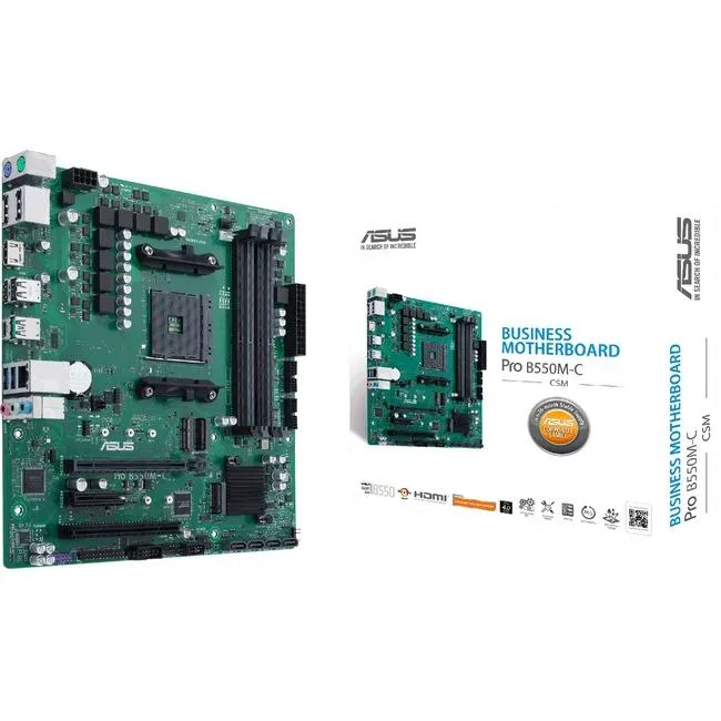 ASUS ASUS PRO B550M-C/CSM AMD motherboard — photo du produit