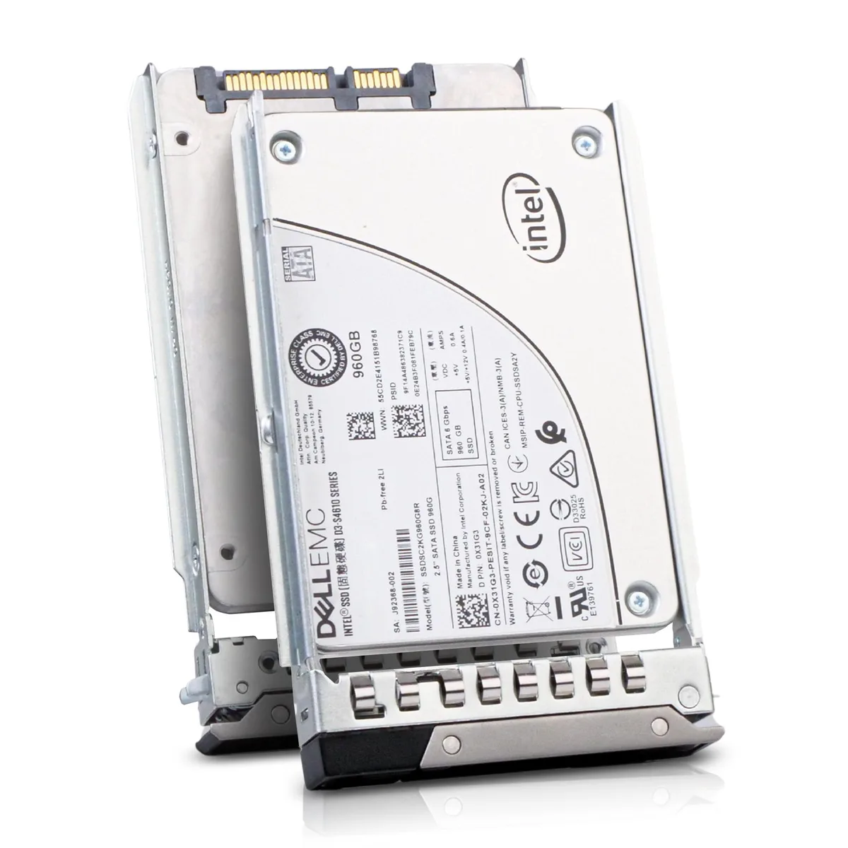 DELL DELL 0X31G3 960GB 3 DWPD SATA 2.5in enterprise SSD — product photo