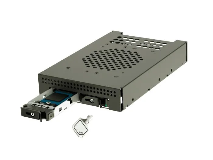 Athena Power Athena Power BP-M22NVME8350 3.5" 2-Bay NVMe M.2 Backplane Cage with SlimSAS 4i — toote foto