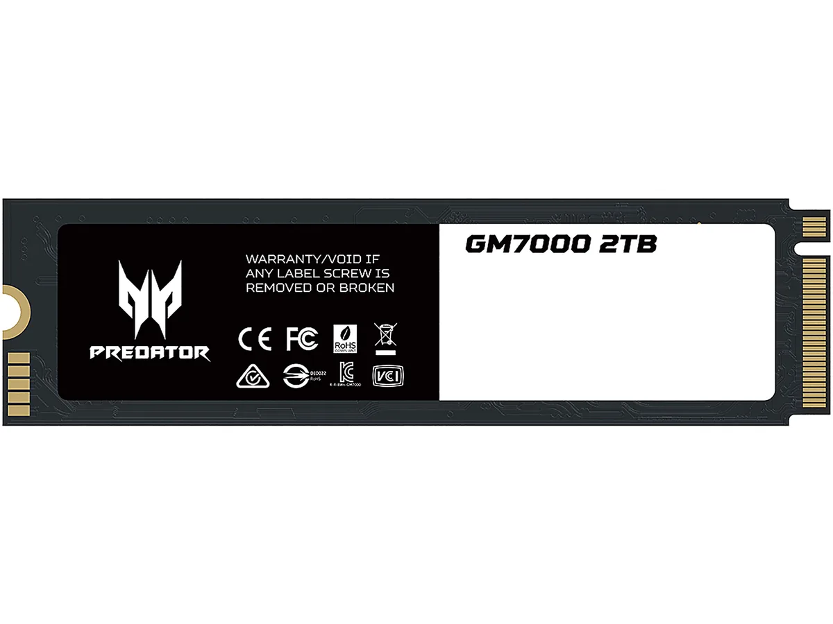 Acer America Acer America Predator GM7000 BL.9BWWR.106 2TB M.2 PCI-Express 4.0 x4 internal SSD — product photo