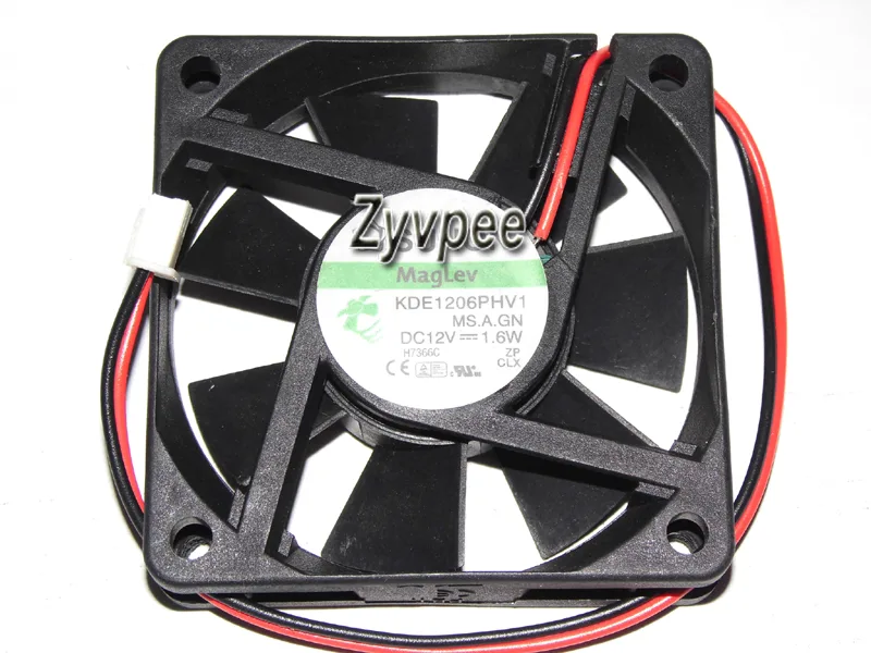 Zyvpee Zyvpee KDE1206PHV1 60x15mm 12V 1.6W 2-pin case fan — 제품 사진