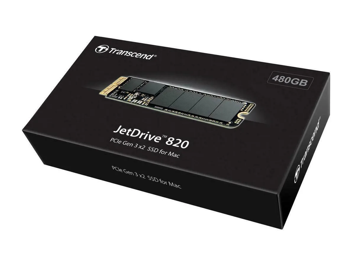 Transcend Transcend JetDrive 820 480GB internal SSD Mac M13-M15 — product photo