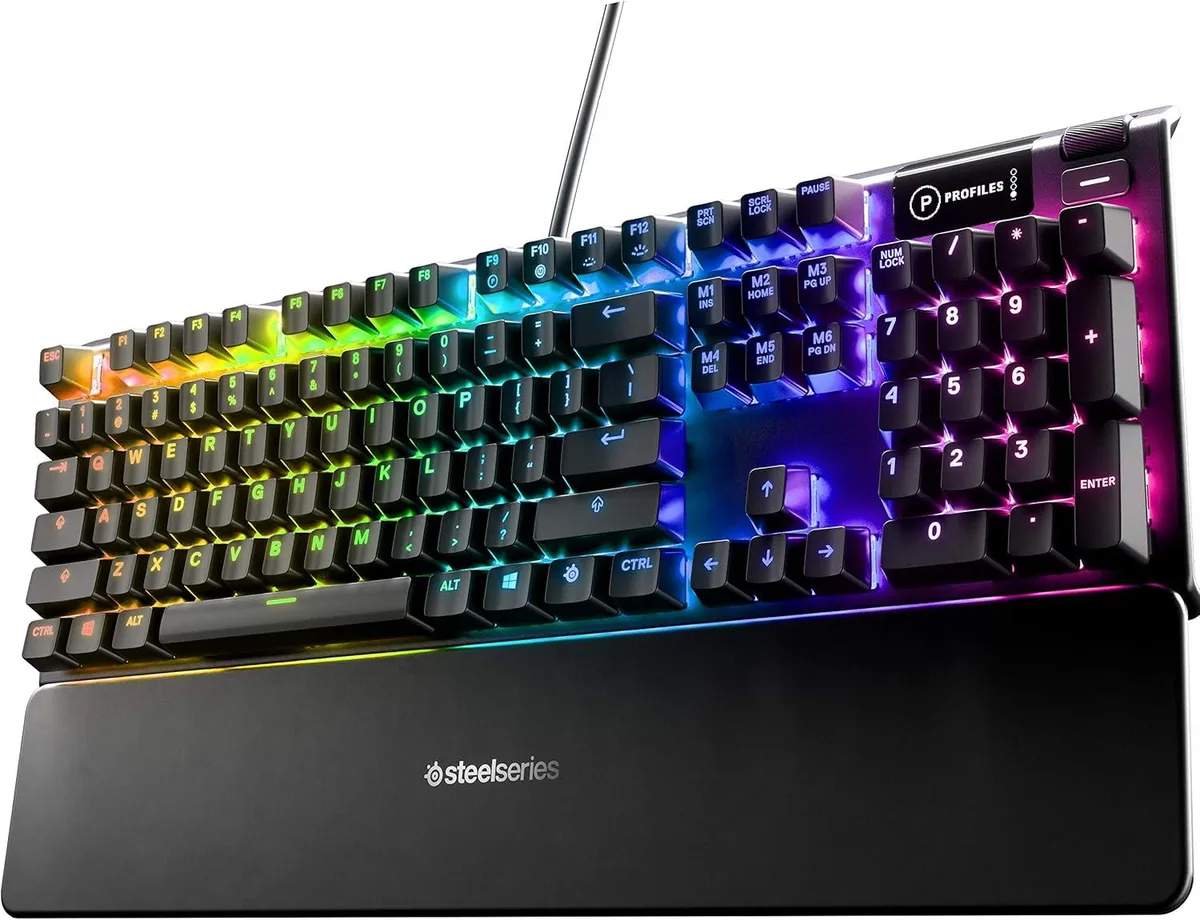 SteelSeries SteelSeries Apex 5 Hybrid Blue Mechanical Gaming Keyboard — productfoto
