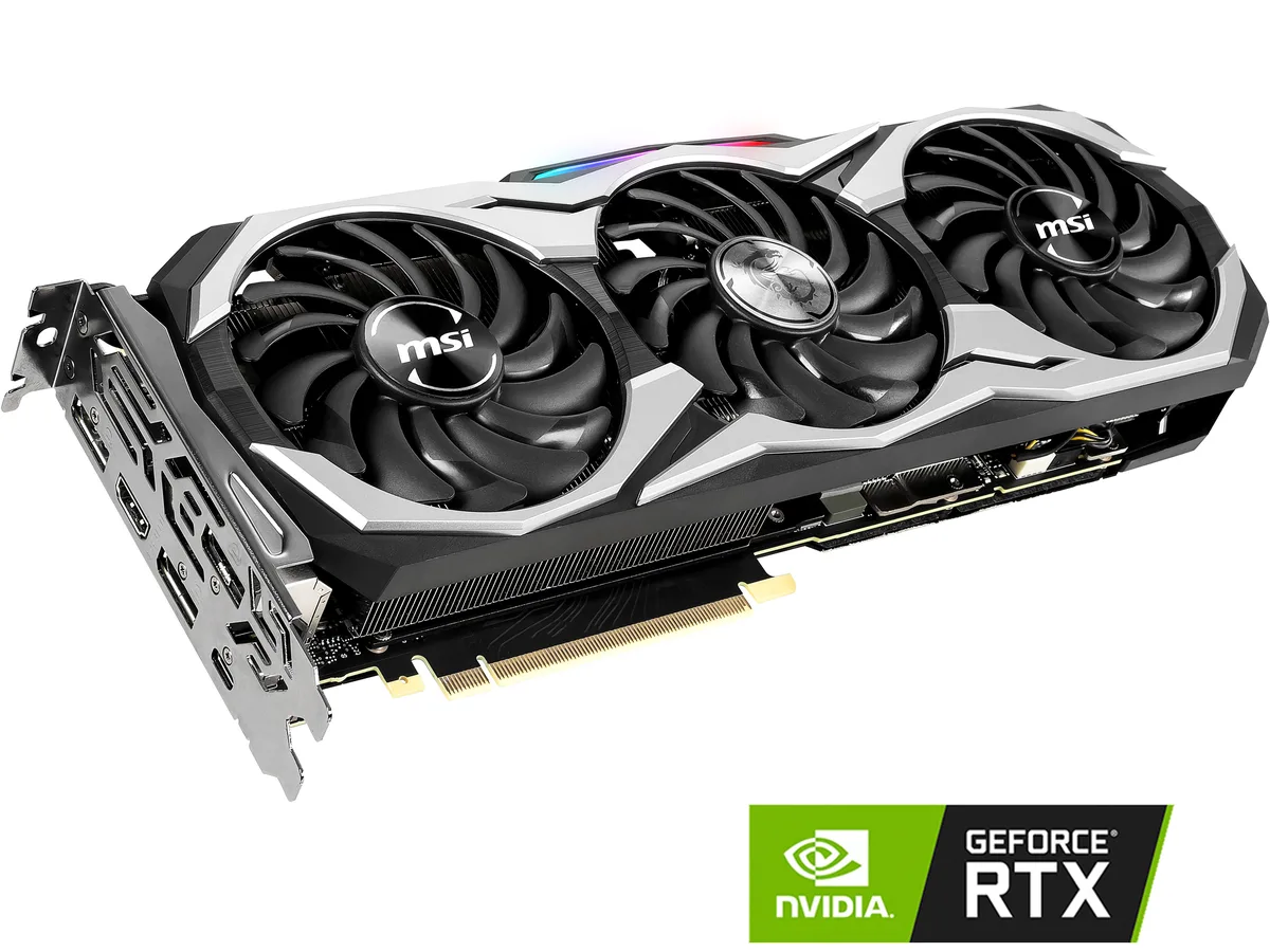 MSI MSI RTX 2080 DUKE 8G OC 8GB GDDR6 1845 MHz Boost graphics card — toote foto