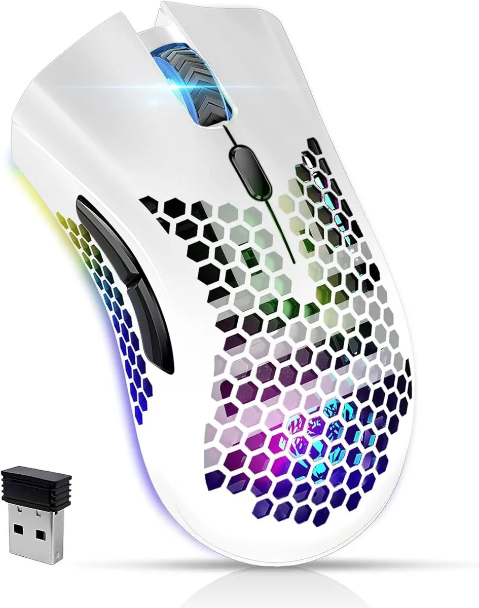BFKK BFKK Wireless Gaming Mouse C23 White 500mAh 800/1600/3200 DPI — 商品写真