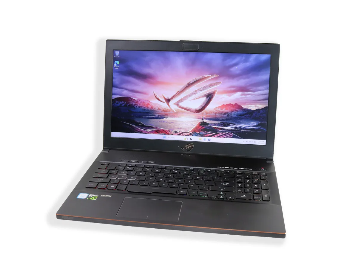 ASUS ASUS ROG GU501GM 15.6" gaming laptop i7-8750H GTX 1060 6GB 16GB DDR4 256GB NVMe + 1TB HDD — product photo