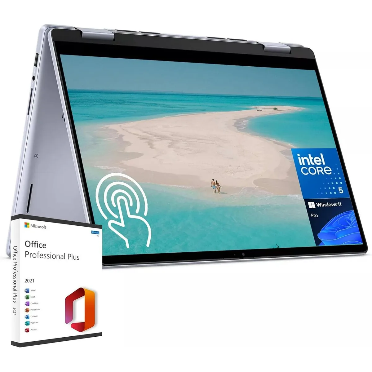 DELL DELL Inspiron 14 2-in-1 Touchscreen Laptop Intel 5 120U 24GB DDR5 1TB SSD — 商品写真