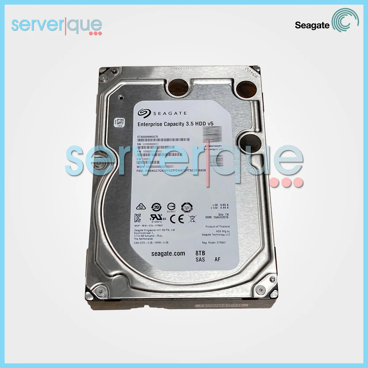 Seagate 8TB 3.5-inch SAS internal hard drive