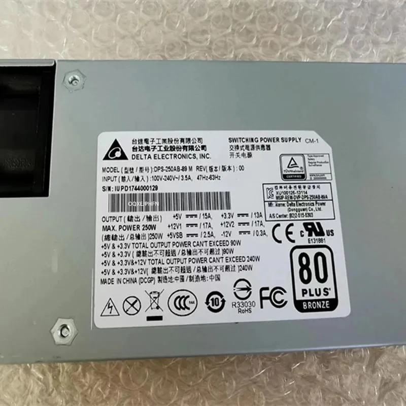 KHACHIMO KHACHIMO 1U 250W ATX Power Supply DPS-250AB-89M — photo du produit