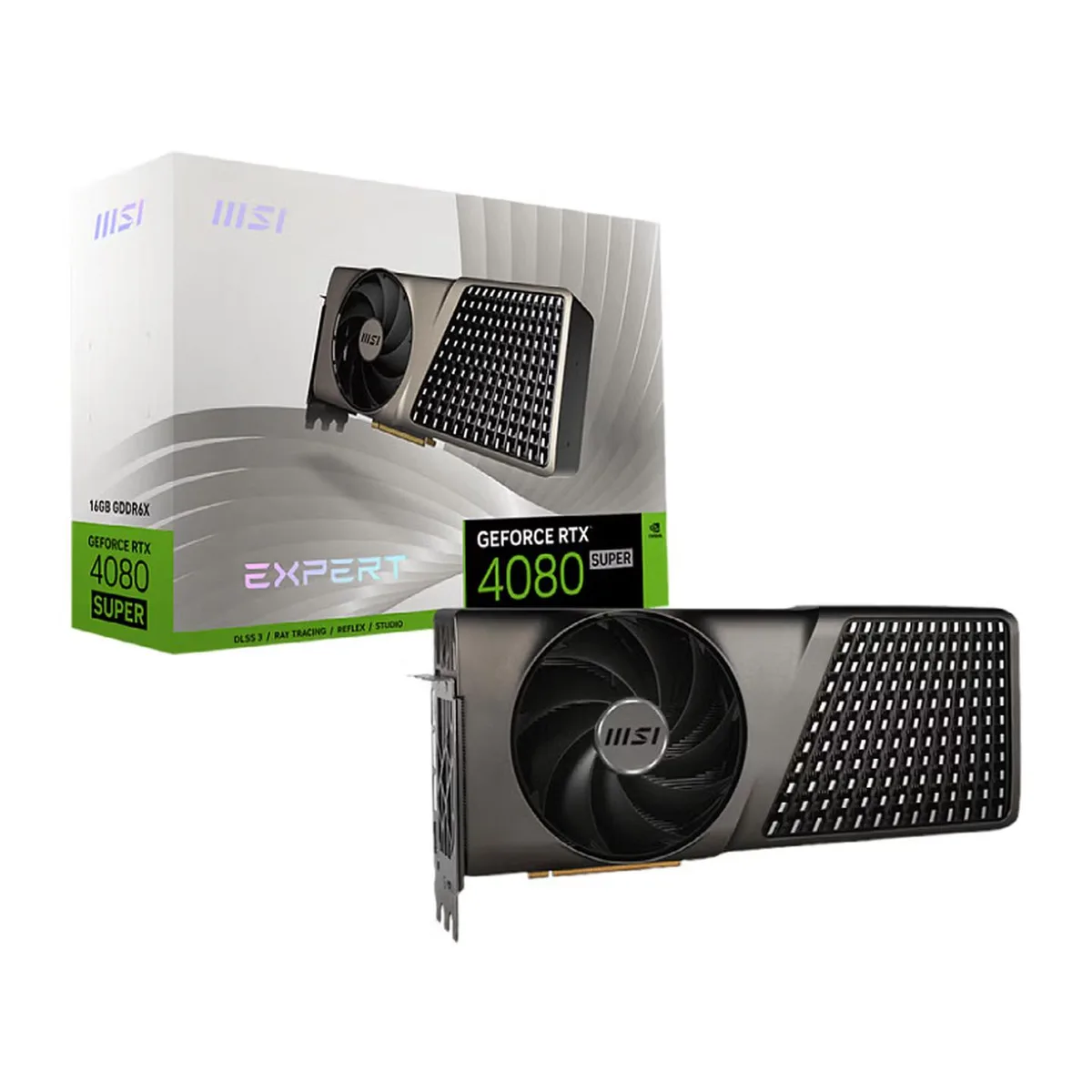 MSI MSI EXPERT GeForce RTX 4080 SUPER 16GB graphics card — toote foto