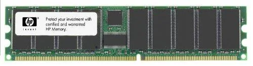 Green printed circuit board with black memory chips and gold edge connector