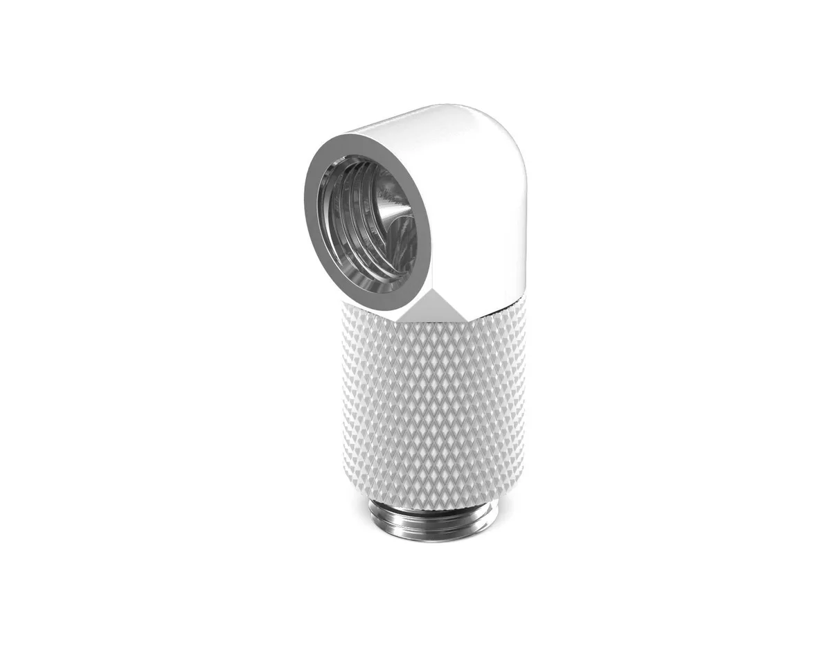 PrimoChill PrimoChill G1/4 90° Rotary 20mm Extension Elbow Sky White — product photo