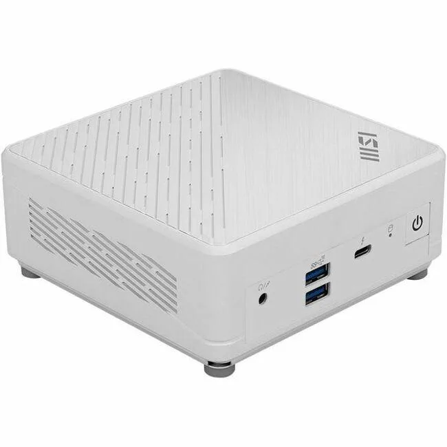 Small black Mini PC desktop computer with compact form factor