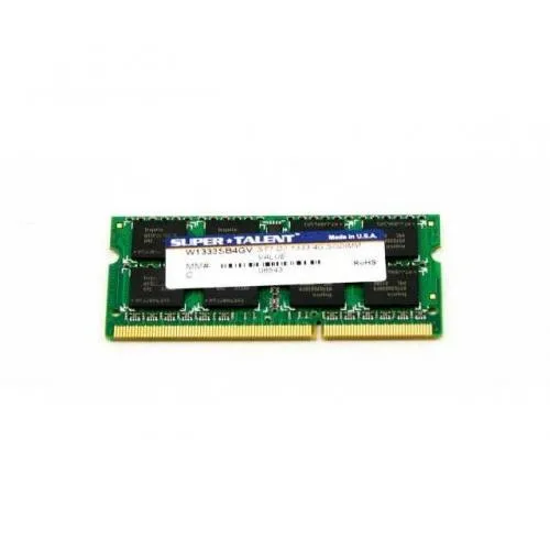 SUPER TALENT SUPER TALENT W1333SB4GV(SZ) DDR3 1333MHz 4GB 204-pin laptop RAM — 商品照片