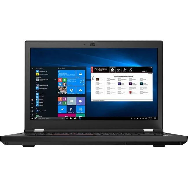 Black 15.6 inch ThinkPad T15g Gen 1 laptop closed lid