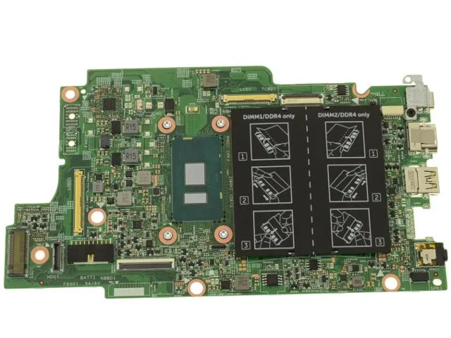 Green rectangular laptop motherboard with silver CPU socket and MK2Y6 label