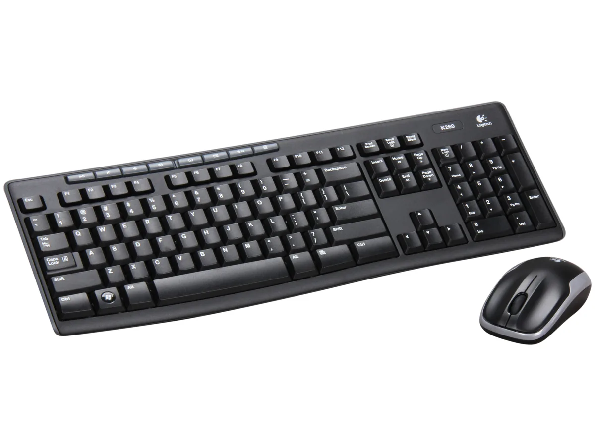 Logitech Logitech Wireless Combo MK260 920-002950 Black RF Wireless Keyboard — produktfoto