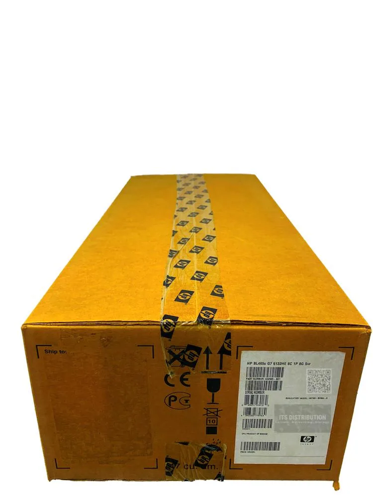 HP ProLiant BL465c G7 blade server, matte silver finish, rectangular form factor