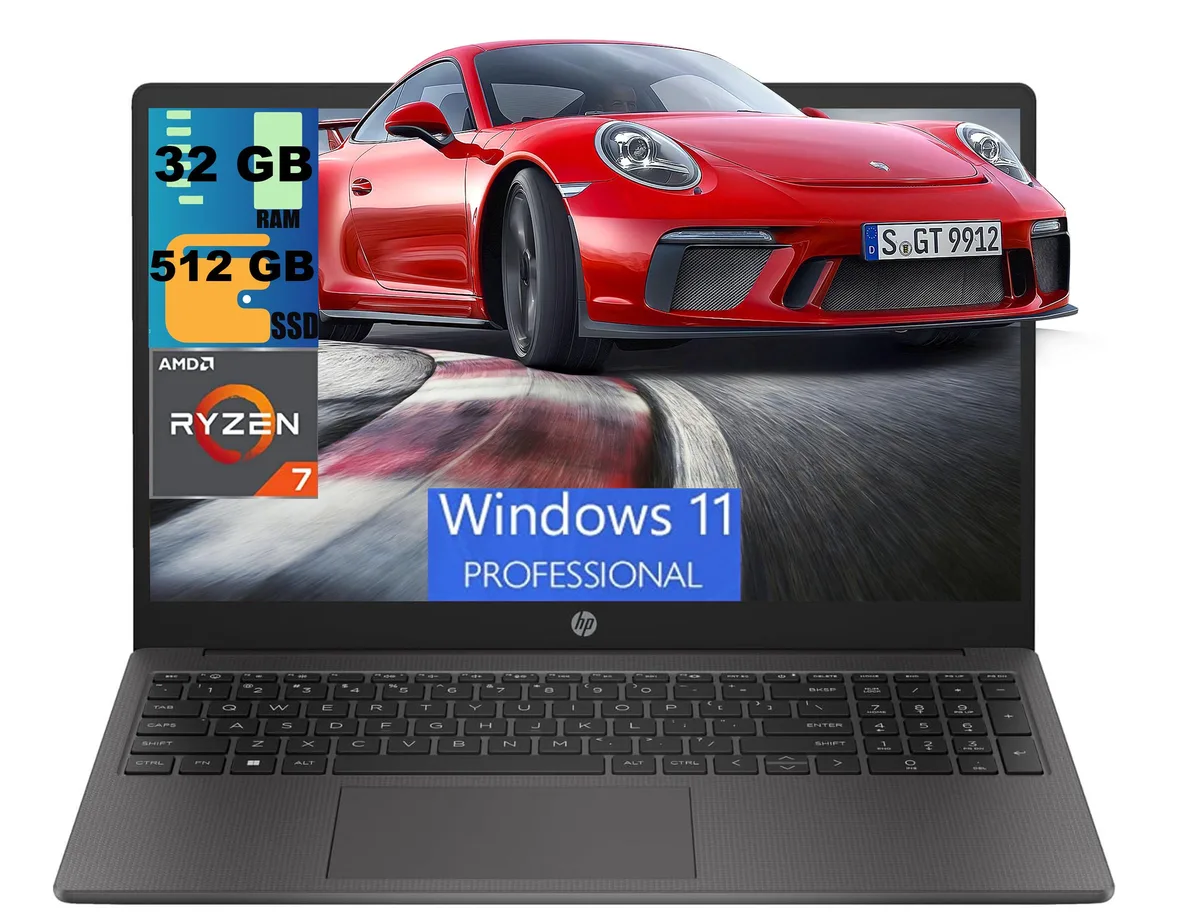 HP HP 255 G10 15 laptop AMD Ryzen 7 7730U 32GB 512GB — photo du produit