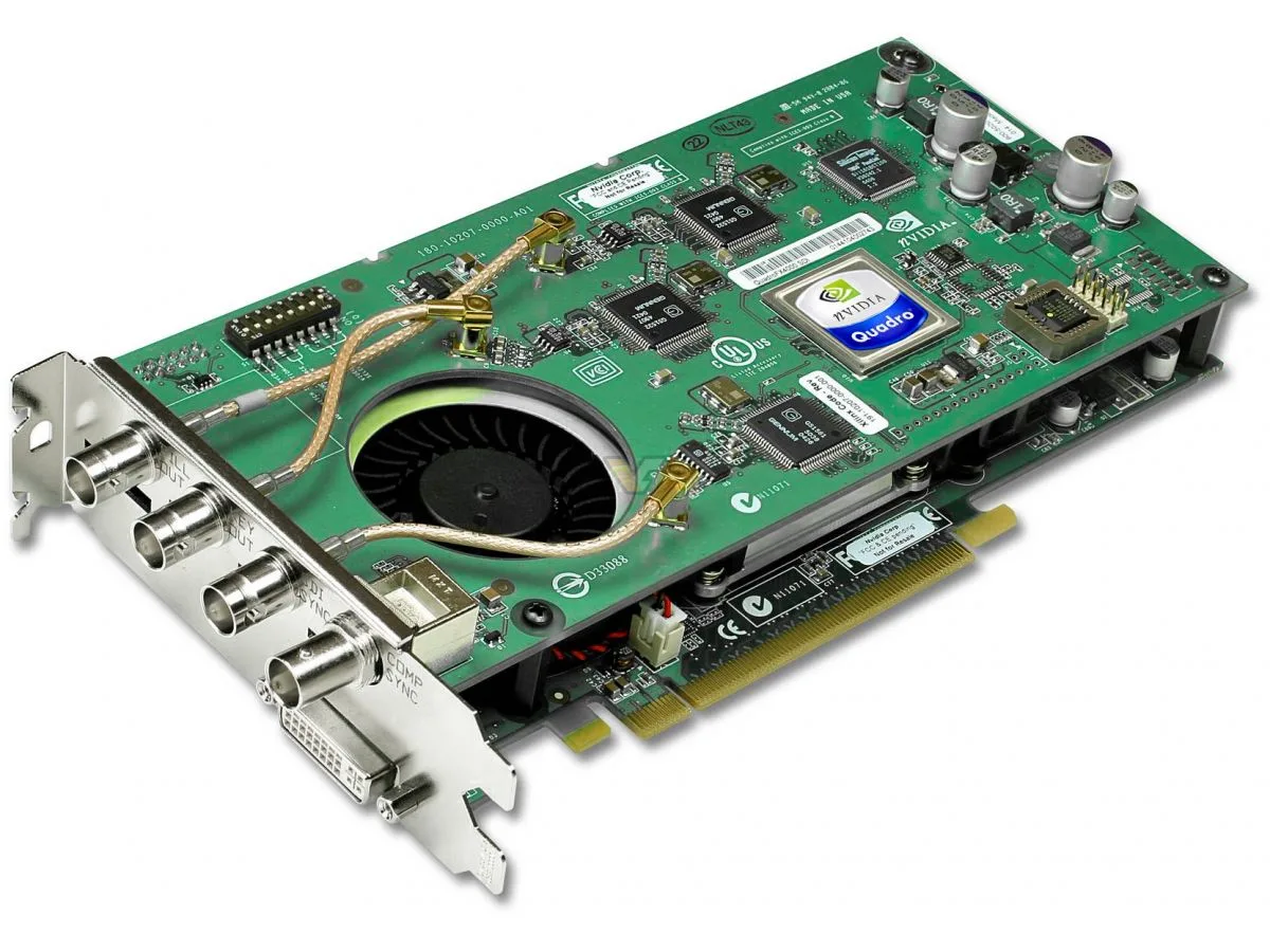PNY Quadro FX 4000 SDI graphics card with GDDR3 memory and DVI output