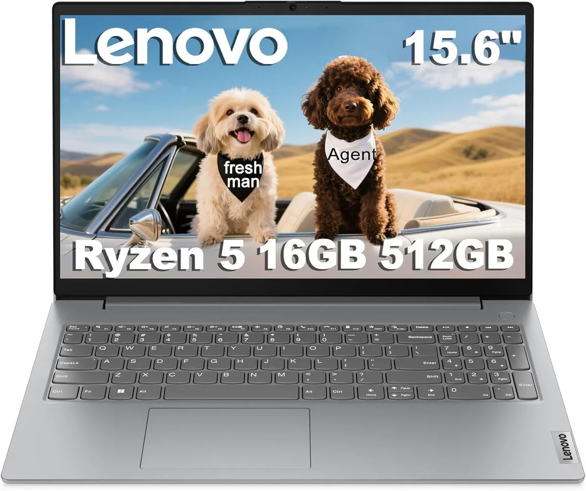 Lenovo Lenovo V15 G4 AMN AMD Ryzen 5 7520U 16GB DDR5 512GB NVMe business laptop — Produktfoto