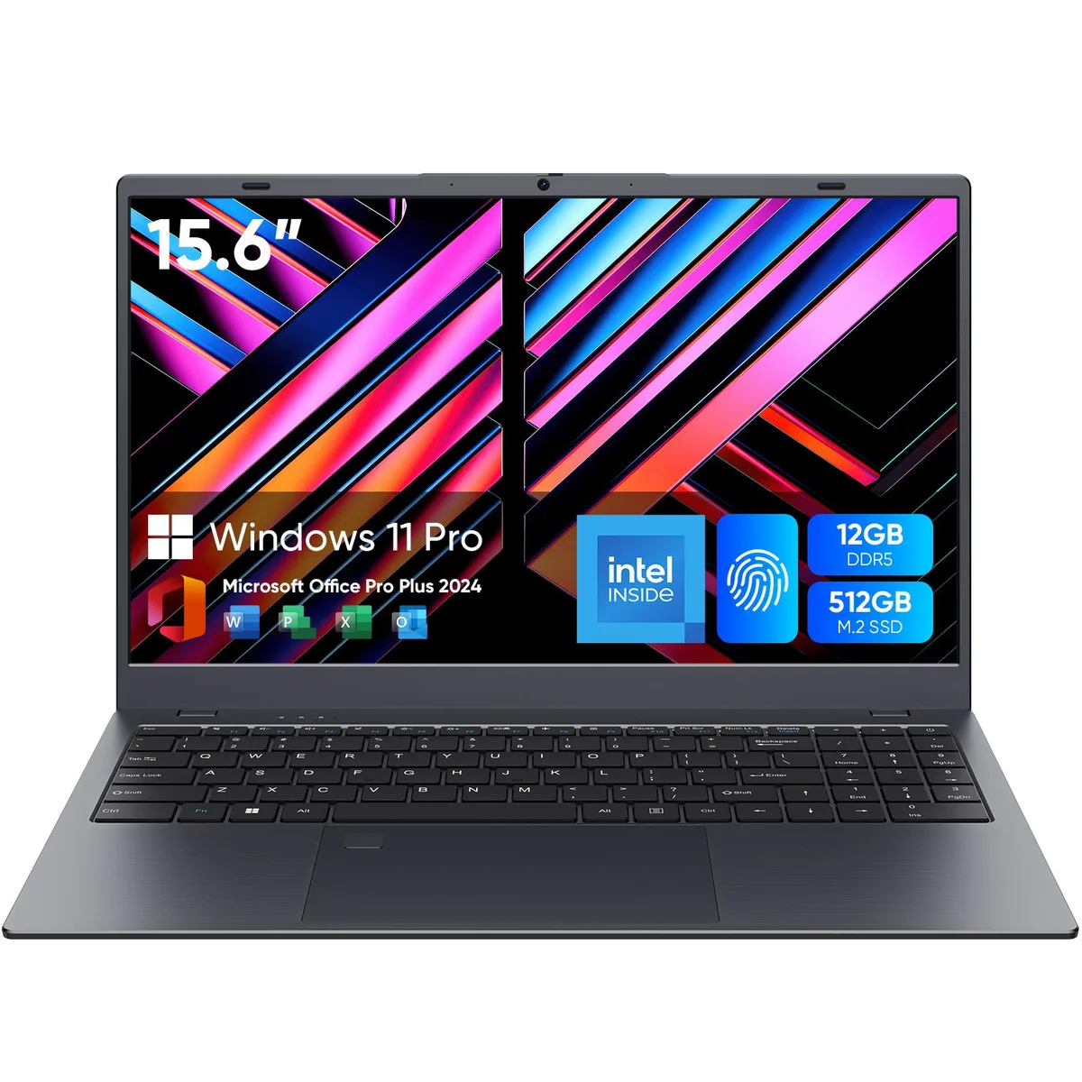 BiTECOOL BiTECOOL Laptop Intel Processor N95 12GB 512GB 15.6" FHD IPS — photo du produit
