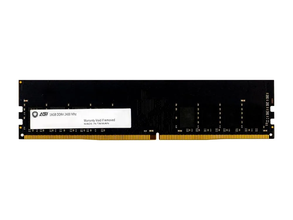 AGI AGI UD138 16GB DDR4 UDIMM 2400MHz CL17 1.2V desktop RAM — product photo