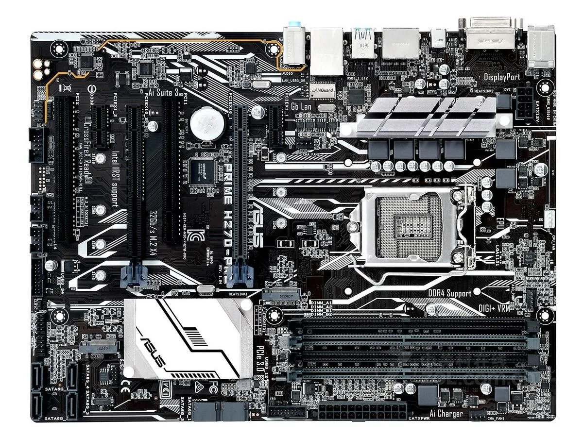 ASUS ASUS PRIME H270-PRO Intel motherboard LGA 1151 DDR4 64GB — photo du produit