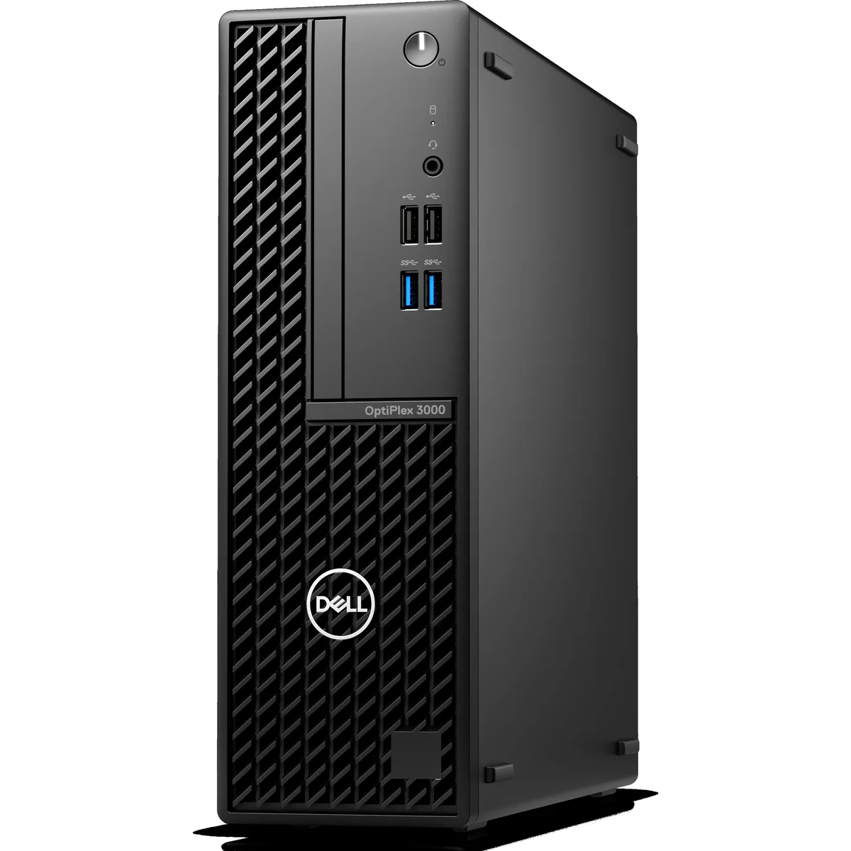 Small black Dell OptiPlex 3000 desktop tower