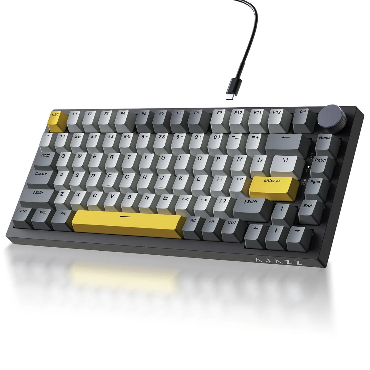 DAIDAI AK820 75% 82-Key Gasket Mount Gaming Keyboard — fotografia produktu