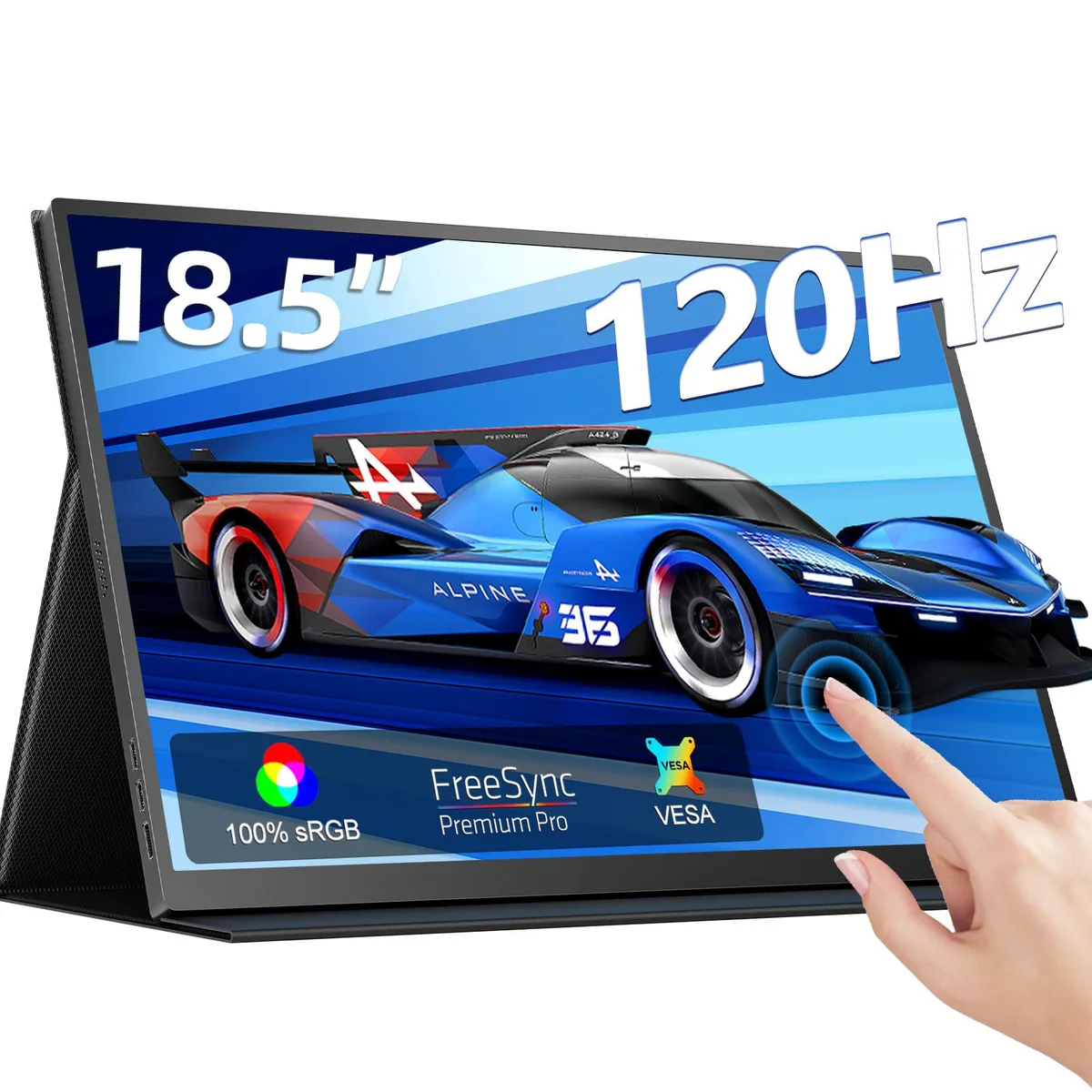 Uperfect Uperfect 18.5" 1080P Touchscreen Portable Gaming Monitor 120Hz 1ms FreeSync HDR 400Nits IPS 100% sRGB VESA — product photo
