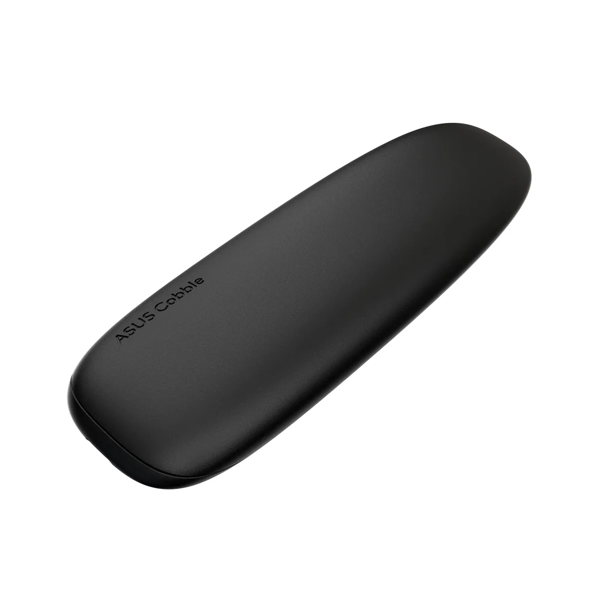 Black aluminium cobble-shaped M.2 NVMe SATA enclosure with USB-C