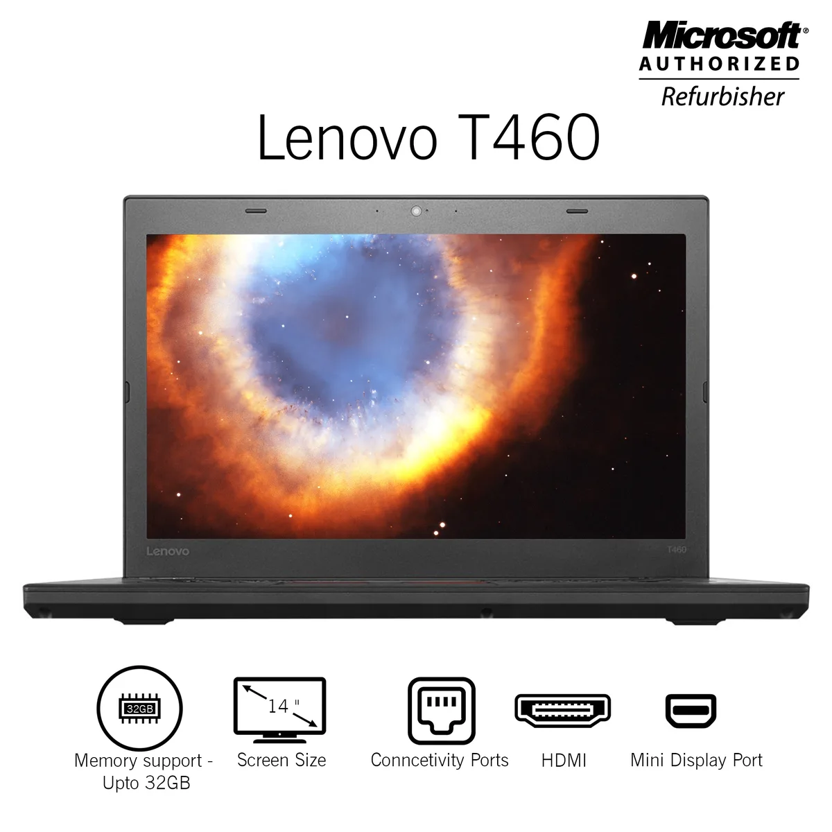 Lenovo Lenovo ThinkPad T460 laptop i5-6300U 16GB 256GB SSD 14.0 — product photo