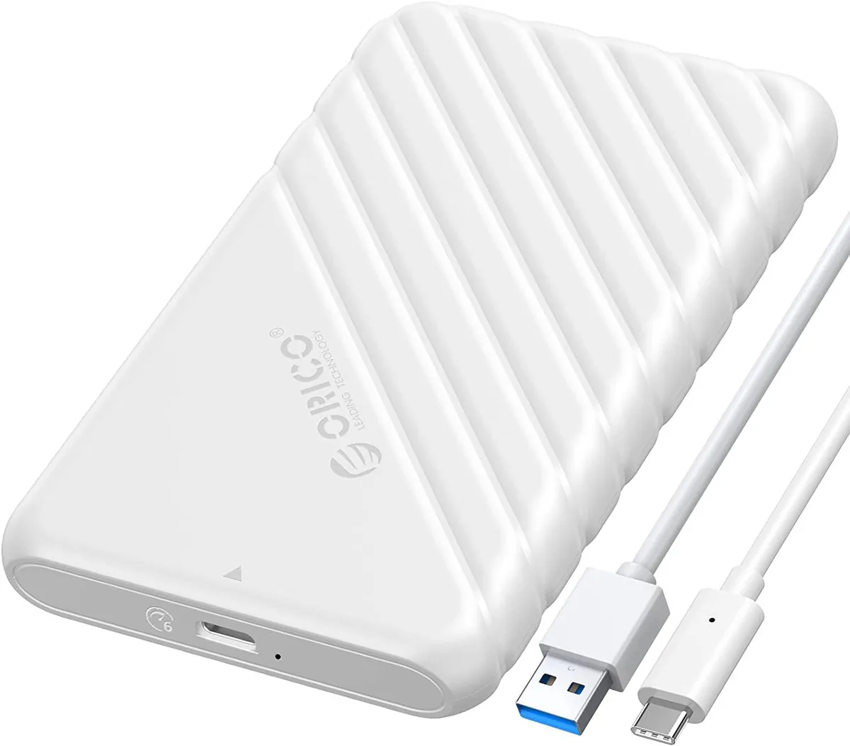 Orico Orico 2.5" SATA USB-C Drive Enclosure White — product photo