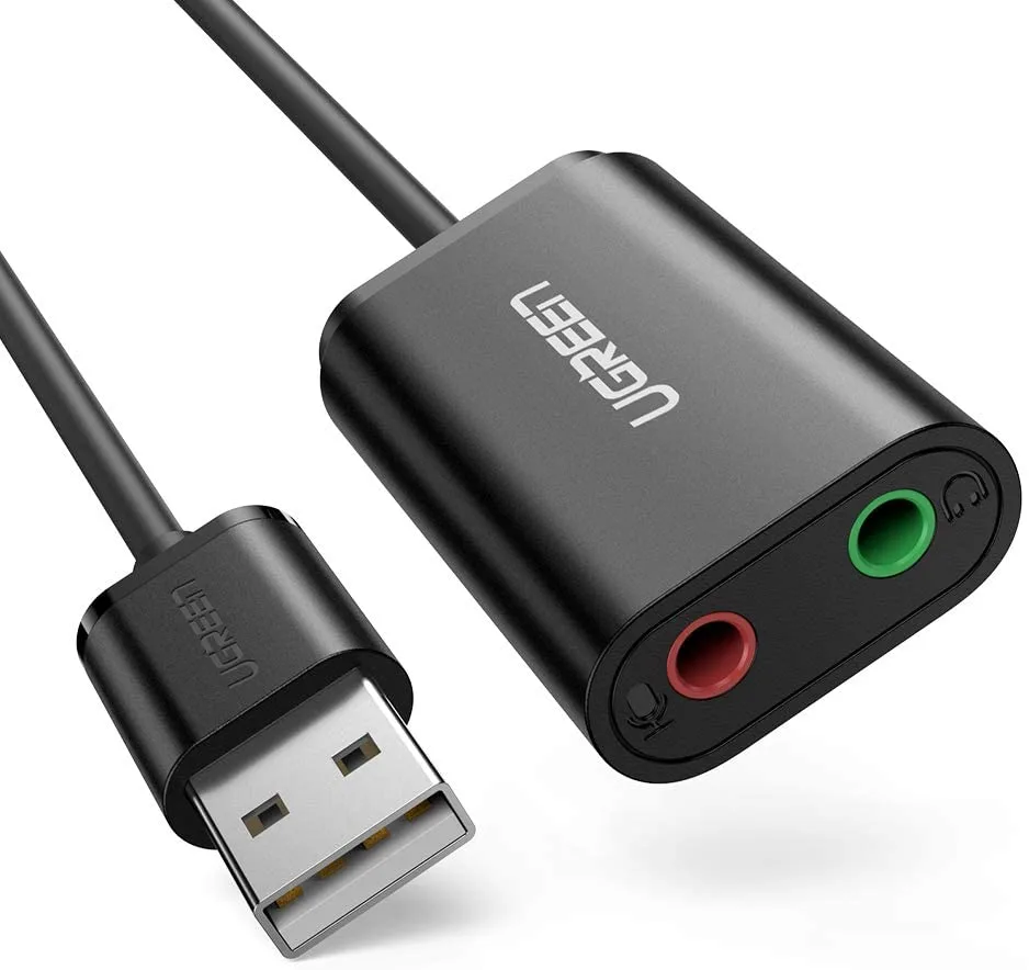 Corn Electronics Corn Electronics USB 2.0 stereo sound card 3.5 mm 15 cm — product photo
