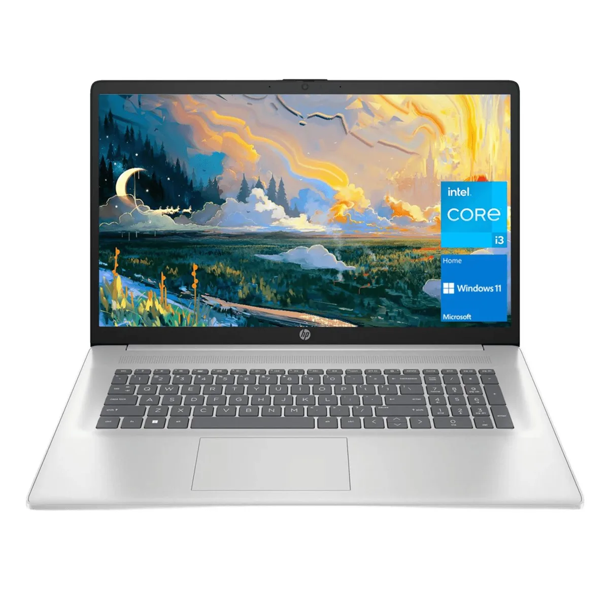HP HP Laptop 17 17.3" i3-N305 32GB 512GB Silver laptop — photo du produit