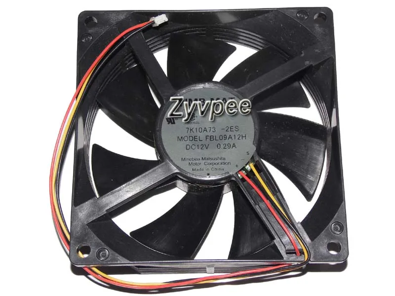 Zyvpee Zyvpee FBL09A12H 90x25mm 12V 0.29A 3-pin case fan — صورة المنتج