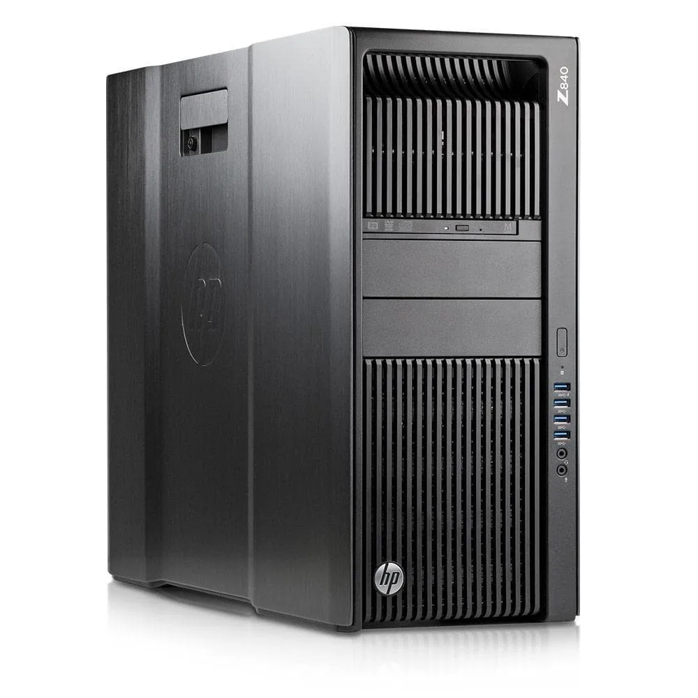 Black tower workstation with DVD drive slot