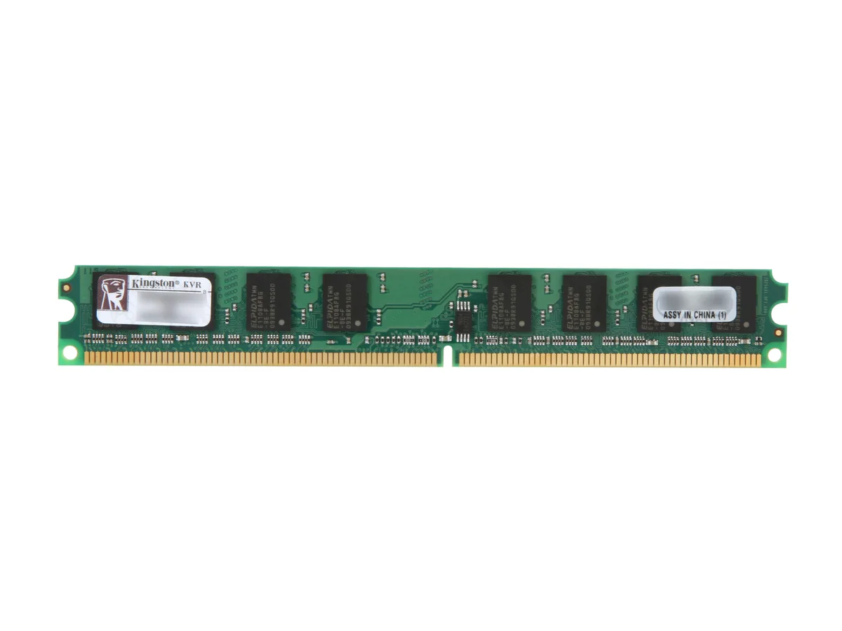 Kingston Technology Corp. Kingston Technology Corp. KVR400D2N3/1G 1GB DDR2 400 desktop RAM — product photo