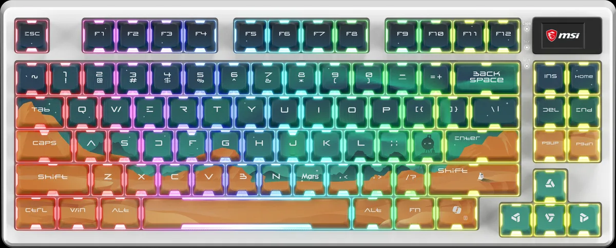 MSI MSI S11-43CEU01-HH9 FORGE GK600 TKL Wireless Gaming Keyboard — photo du produit
