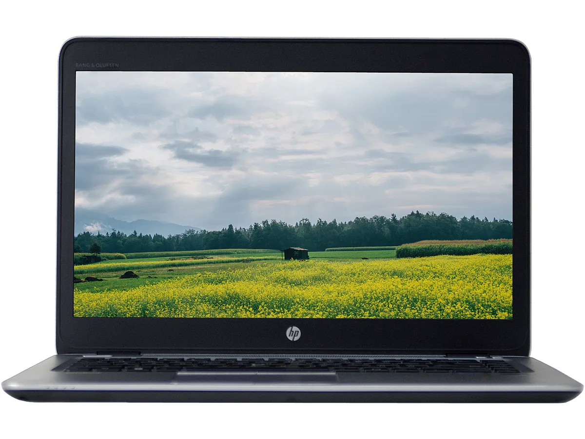 Gray HP EliteBook 840 G3 laptop closed, thin matte finish, 14 inch non-touch display